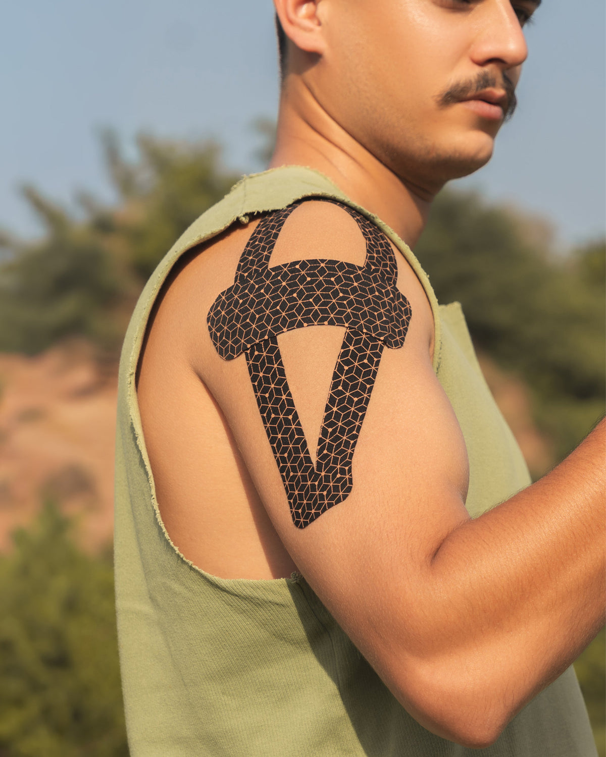 Copper Infused Kinesiology Tape- 40 Pre-Cut Strips