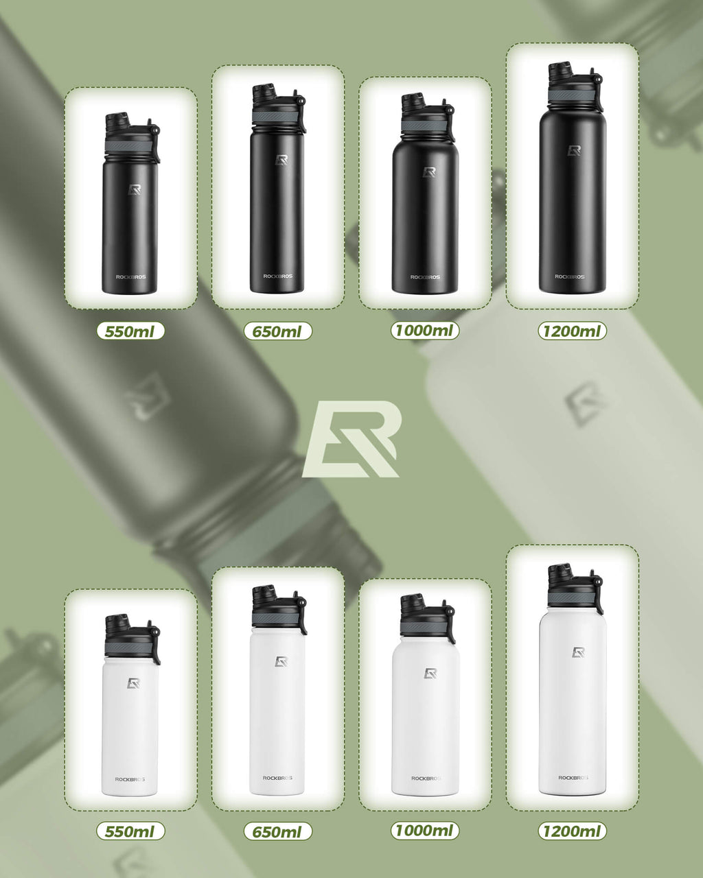 Kaizer Insulated Stainless Steel Water Bottle